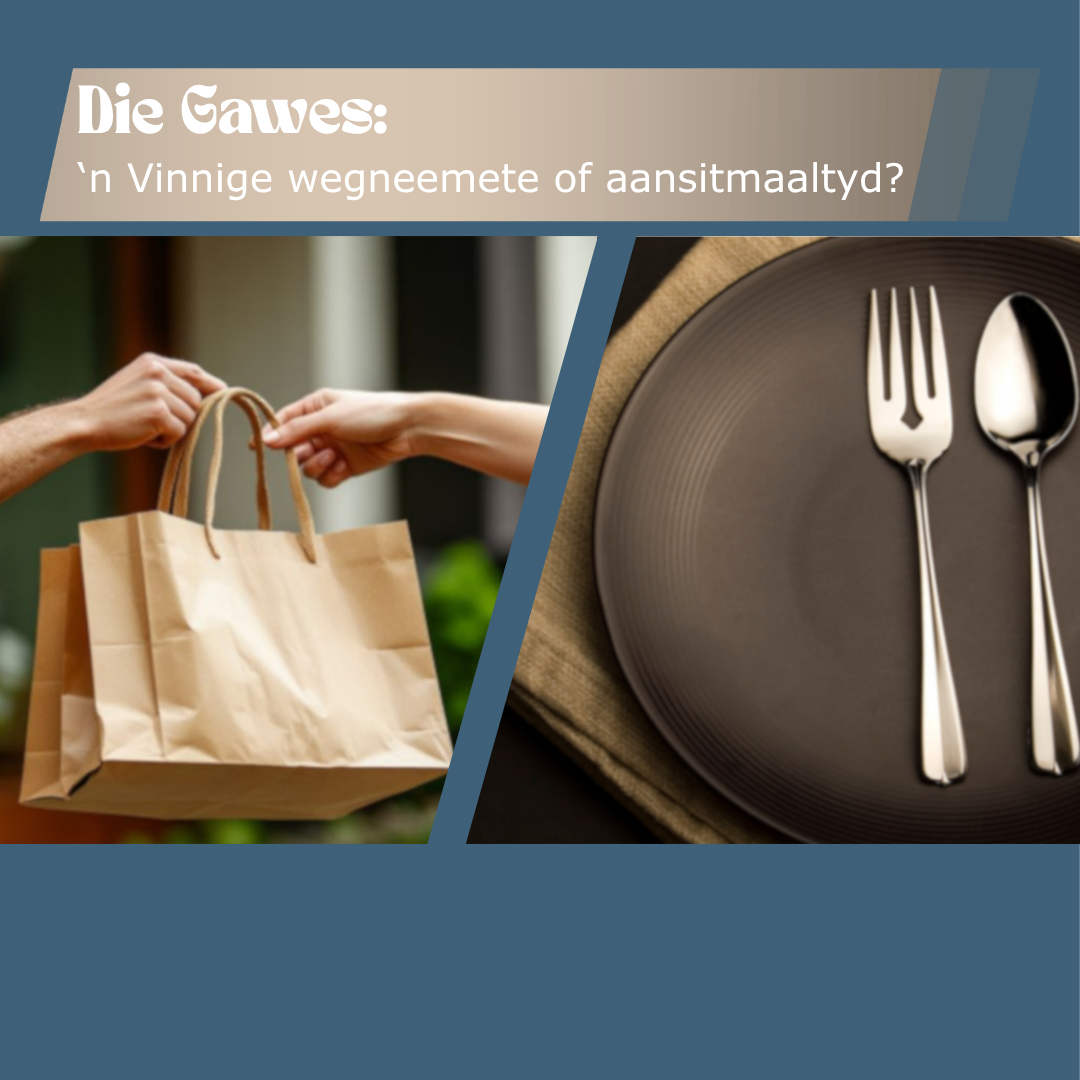 14 Junie 2026 – Gawes – ‘n Vinnige wegneemete of aansitmaaltyd?(Ria Stevens)